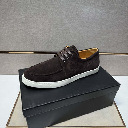 Damen Mokassin Sneaker Weichleder Rutschfest