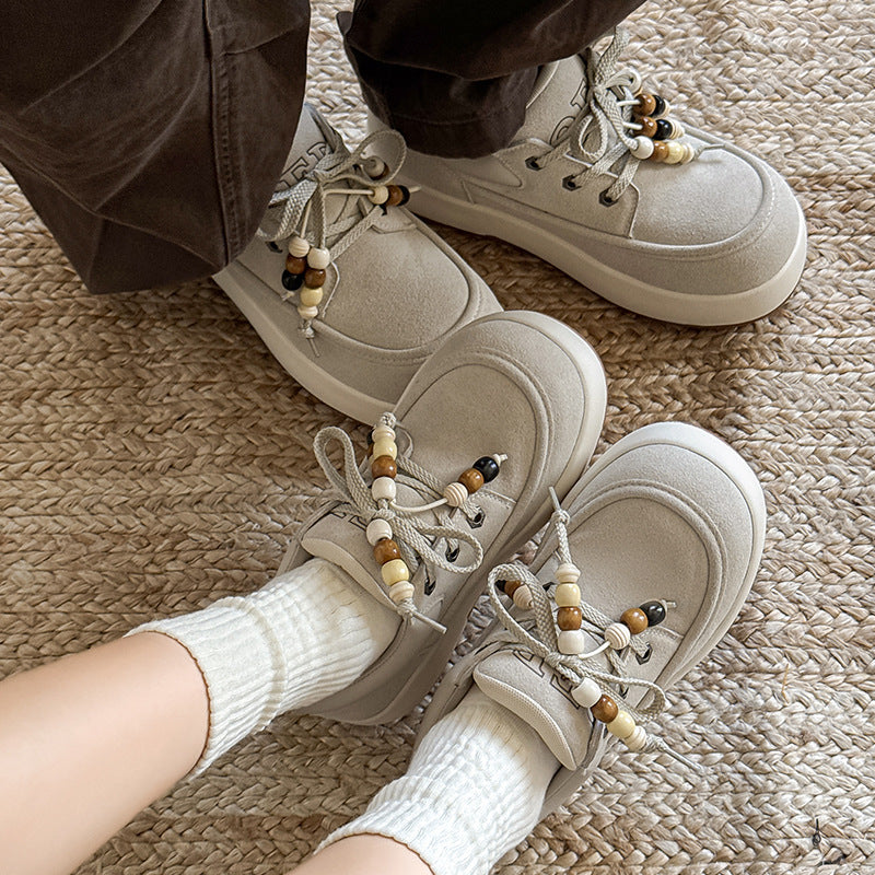 Damen Sneaker Modisch Ornamente Schnürsenkel