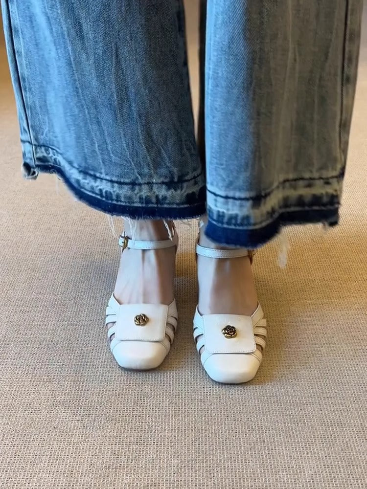 Damen Sandalen Komfortabel mit Applikation