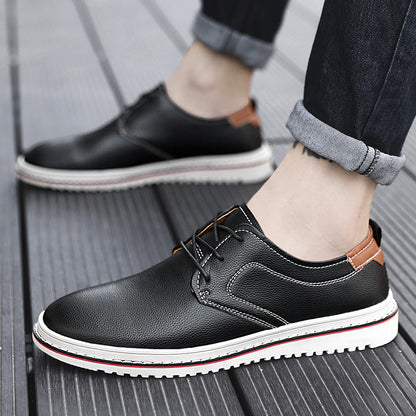 Herren Schnürschuhe Leder Elegante Modern