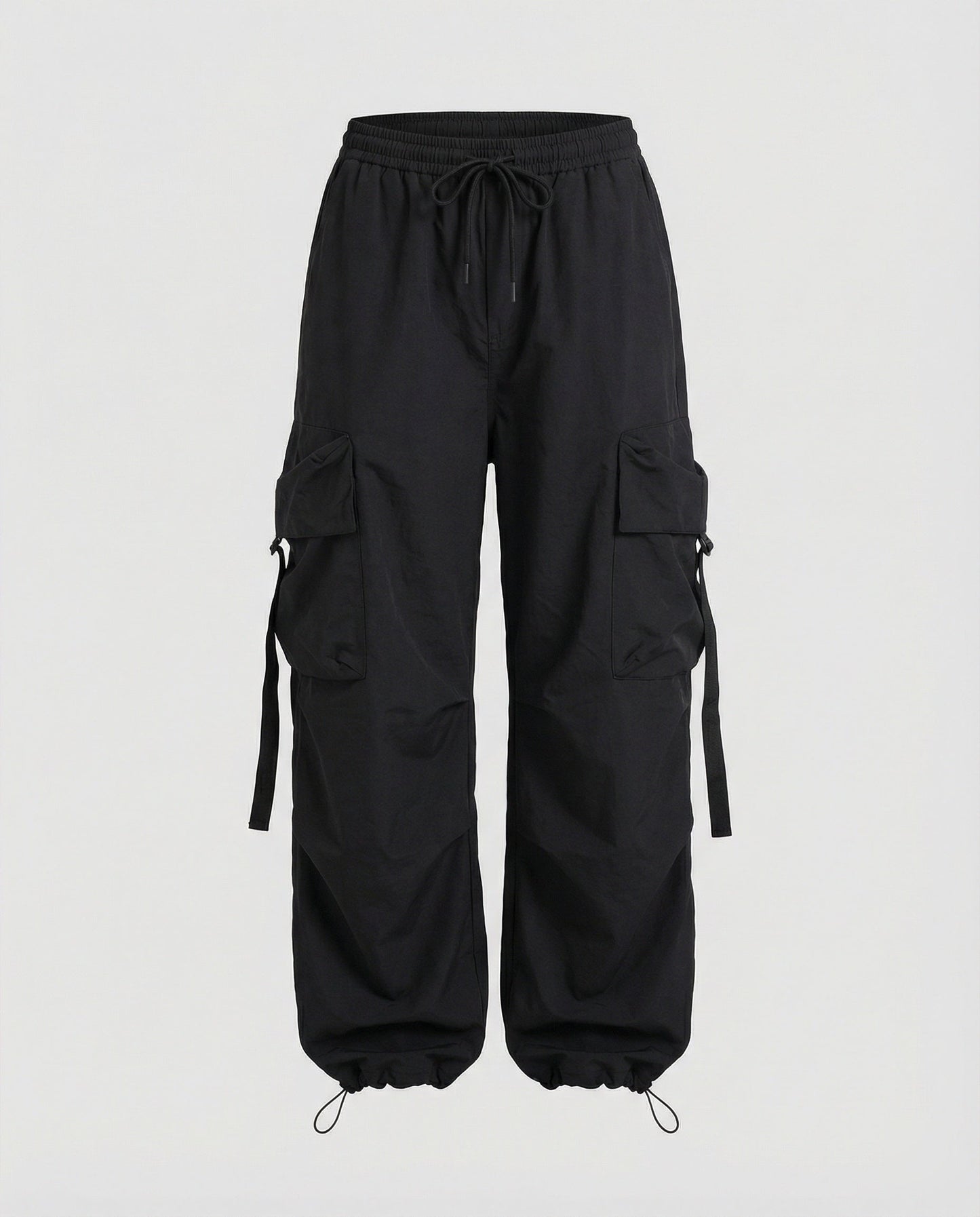 Damen Cargo-Hose Elastikbund Kordelzug Bequem