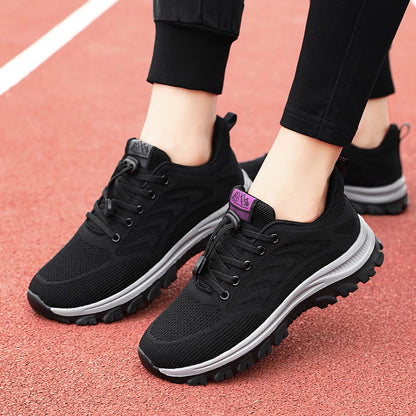 Damen Laufschuhe Schnellschnürsystem Sportlich