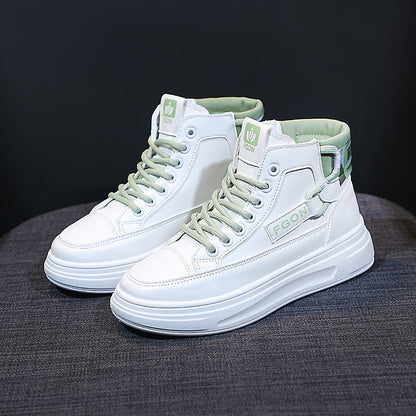 Damen High- Sneaker Atmungsaktives Mesh Schnürsystem