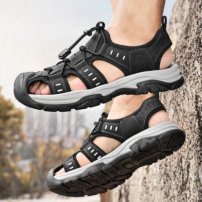 Damen Outdoorsandalen Atmungsaktives Obermaterial Sicherer Halt
