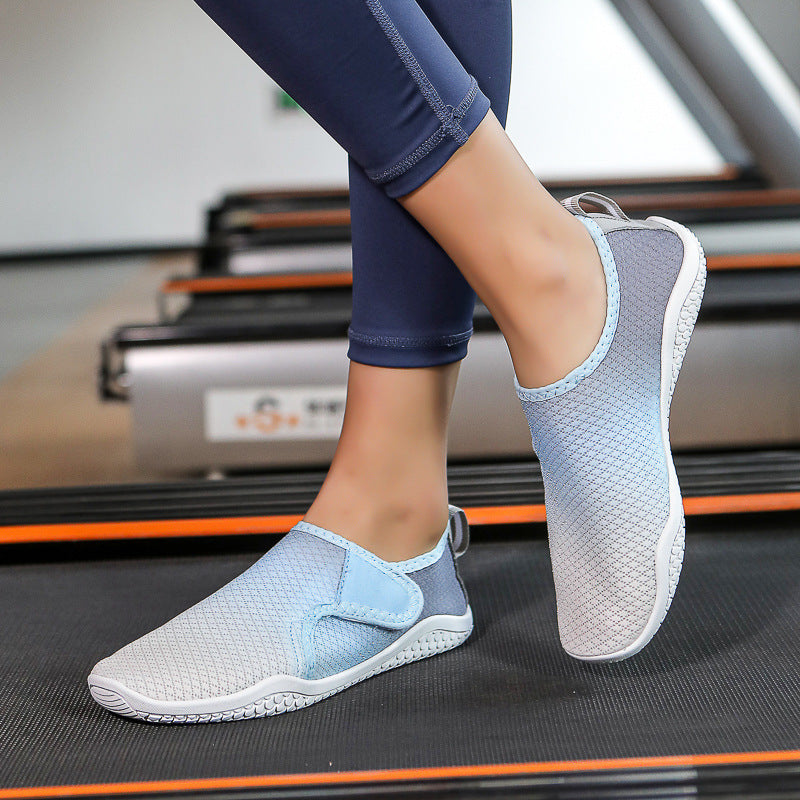 Damen Badeschuhe Elastisch Flexibel Schlüpfdesign