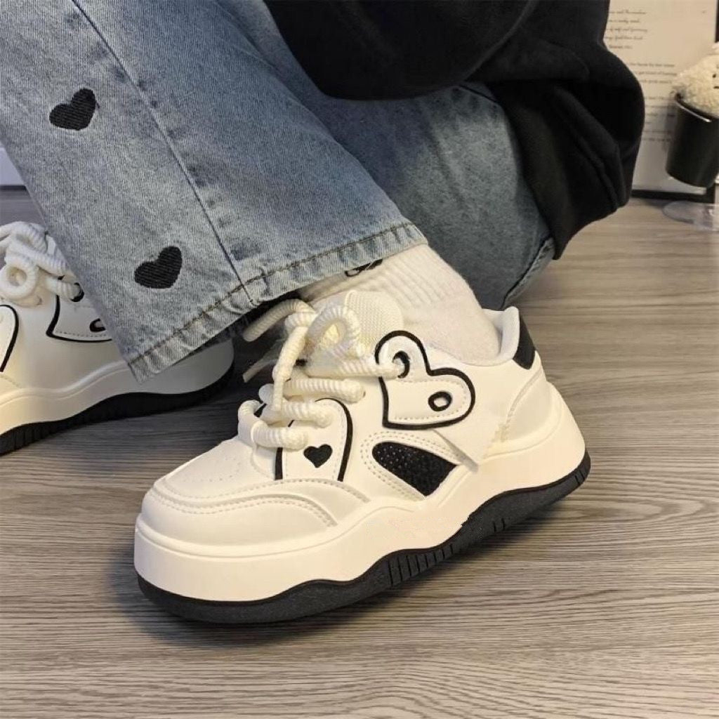 Damen Sneaker Plüschschuhe Dicksohlige Modisch - Norvielle