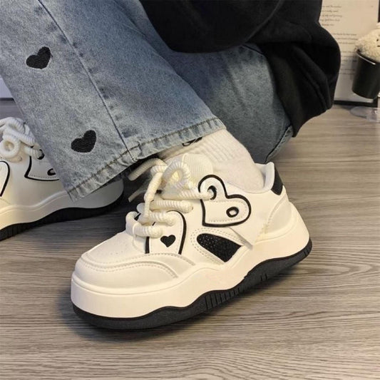 Damen Sneaker Plüschschuhe Dicksohlige Modisch - Norvielle