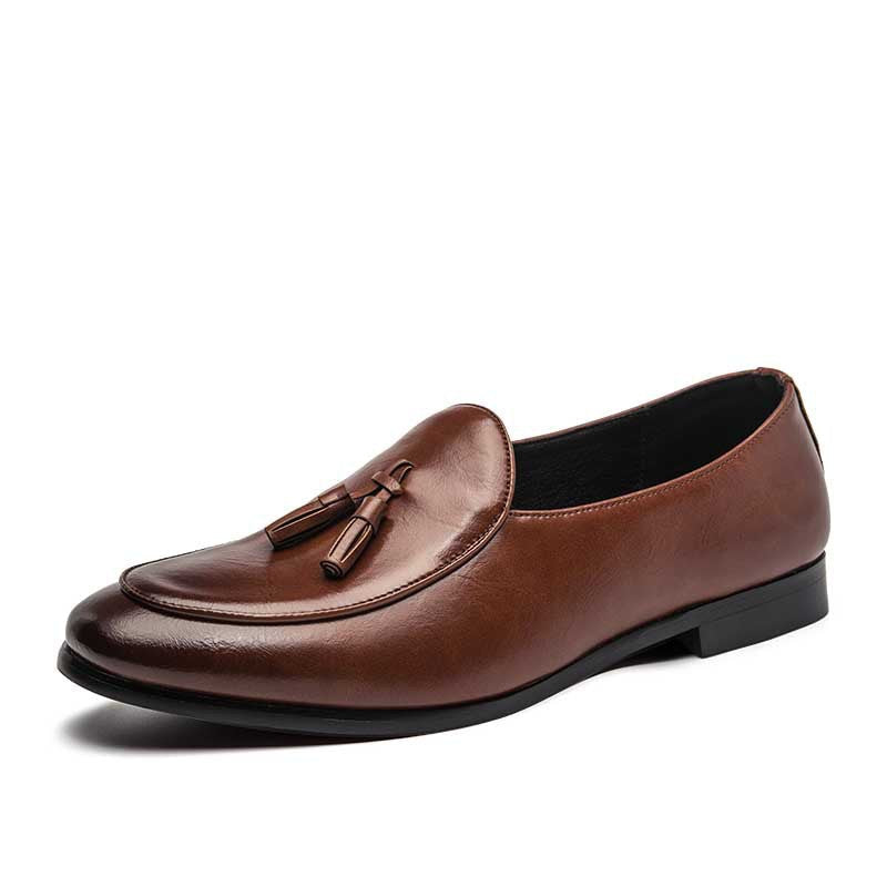 Damen Mokassins Elegante Leder Schuhe