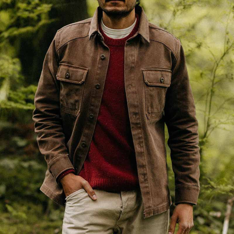 Herren Baumwolljacke Bequem Vielseitig - Norvielle