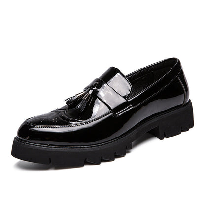 Damen Mokassins Elegante Quasten Glänzend