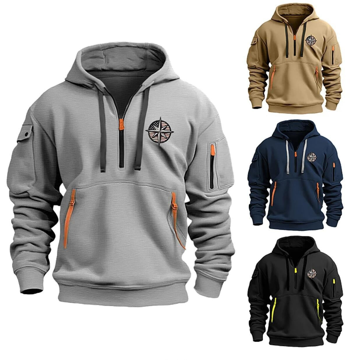 Herren Fleecejacke Warm Isoliert - Norvielle