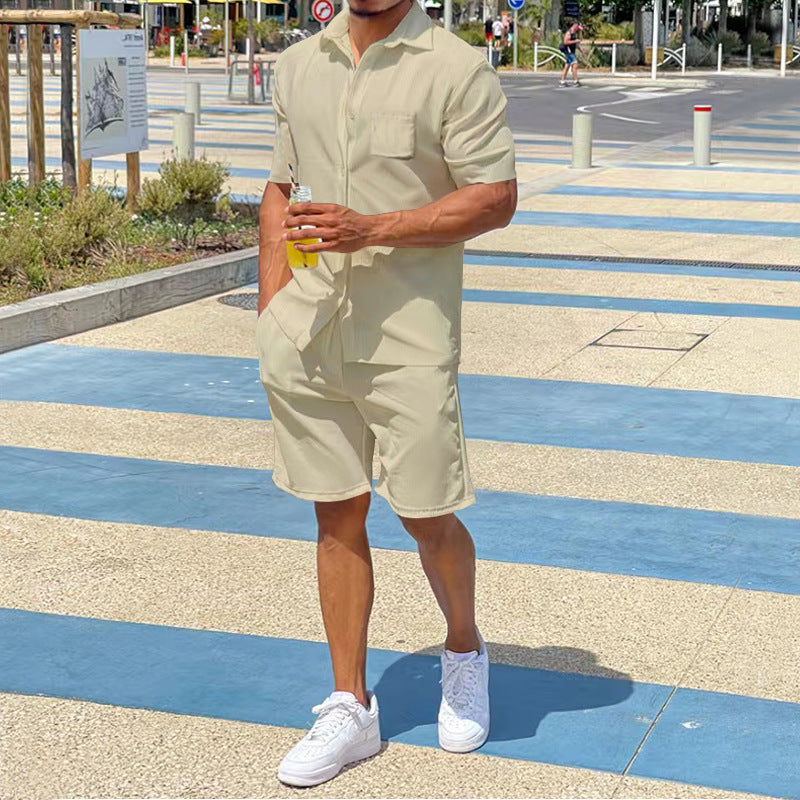 Herren Kurzoverall Lässig Sommer Taschen