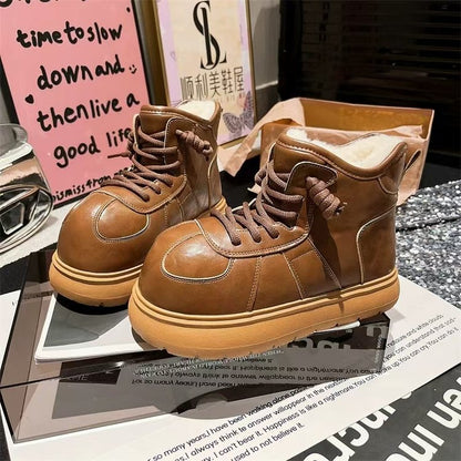 Damen Winterstiefel Weich Warm Rutschfest
