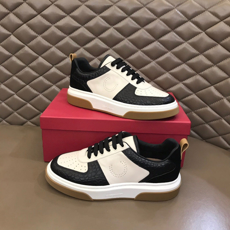 Damen Sneaker Schuppenmuster Komfortabel