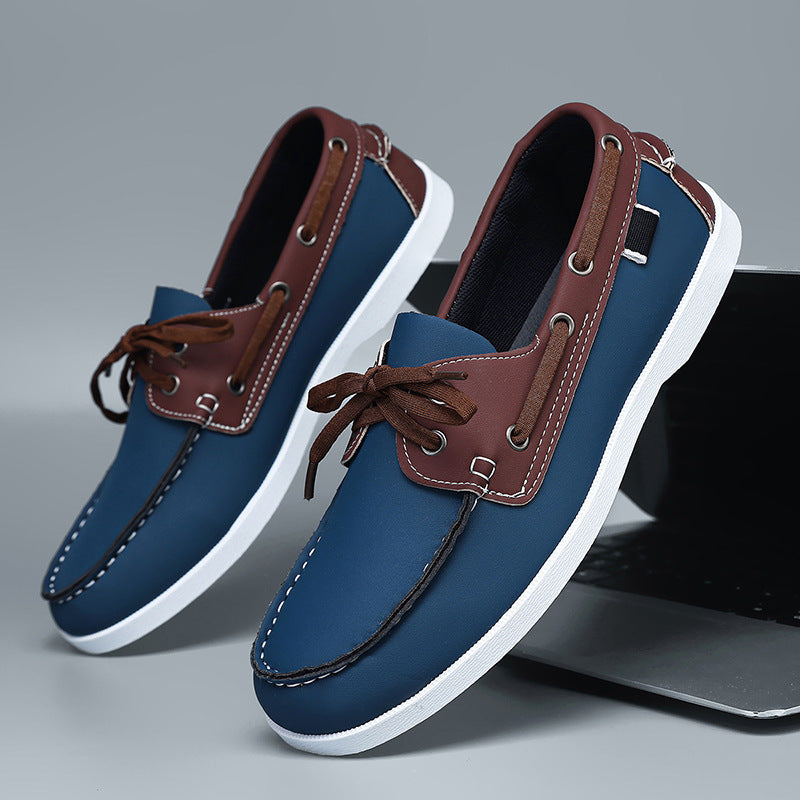 Herren Leder-Slipper Maritim