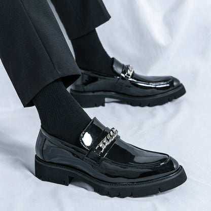 Damen Mokassins Stilvolle Schuhe mit Ketten-Detail Elegante Optik - Norvielle