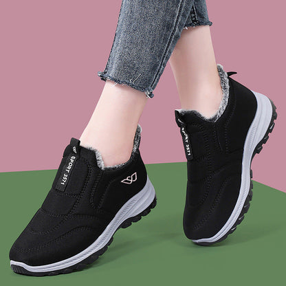 Damen Slip-On Schuhe Gefüttert Bequem
