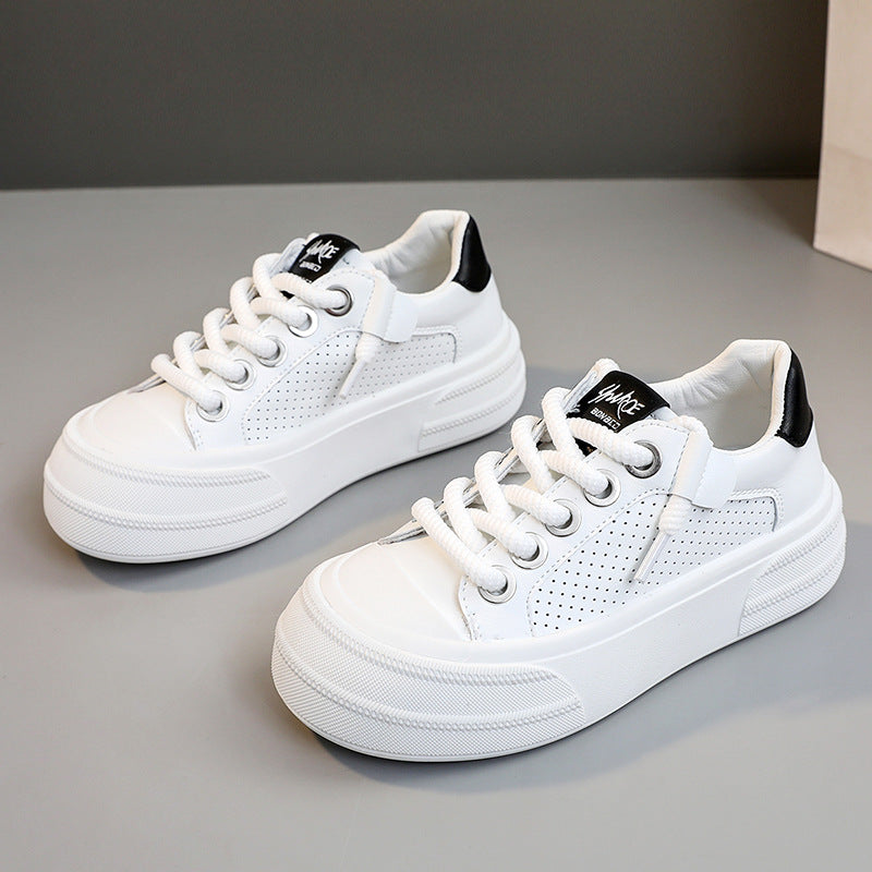 Damen Sneaker Perforiert Modern Freizeitschuhe