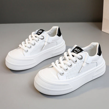 Damen Sneaker Perforiert Modern Freizeitschuhe