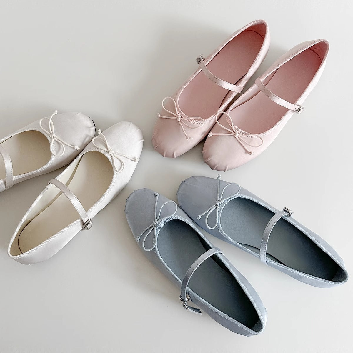 Damen Ballerinas Bequem Verstellbare Riemen - Norvielle