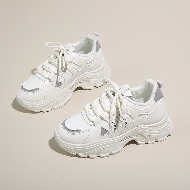 Damen Sneaker Sportlich Bequem Laufsohle