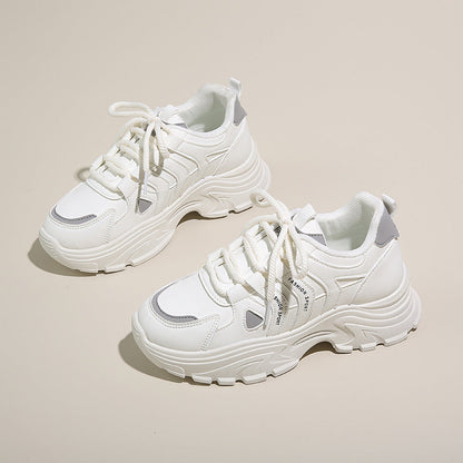 Damen Sneaker Sportlich Bequem Laufsohle