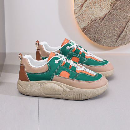 Damen Sneaker Retro atmungsaktiv Weichsohle