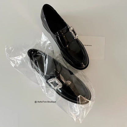 Damen Schnürschuhe Glitzernd mit Schmuck