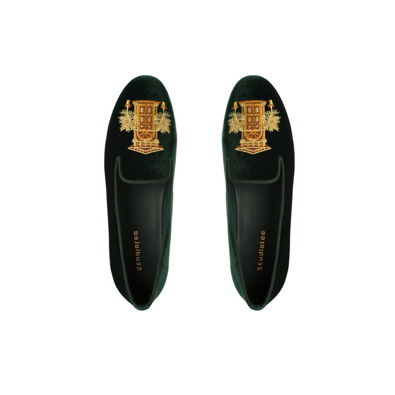 Damen Mokassins Sternenmuster Elegant