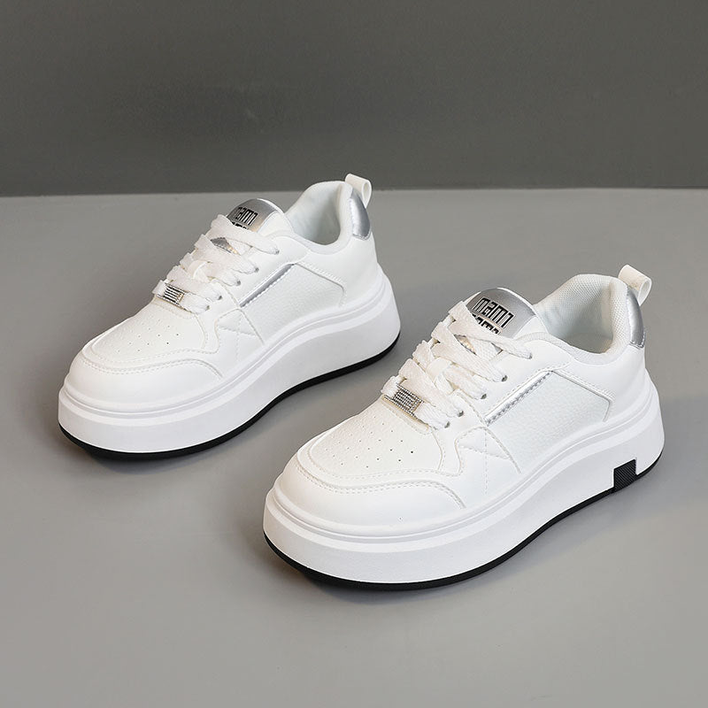 Damen Plateau Sneaker Komfortabel Modisch