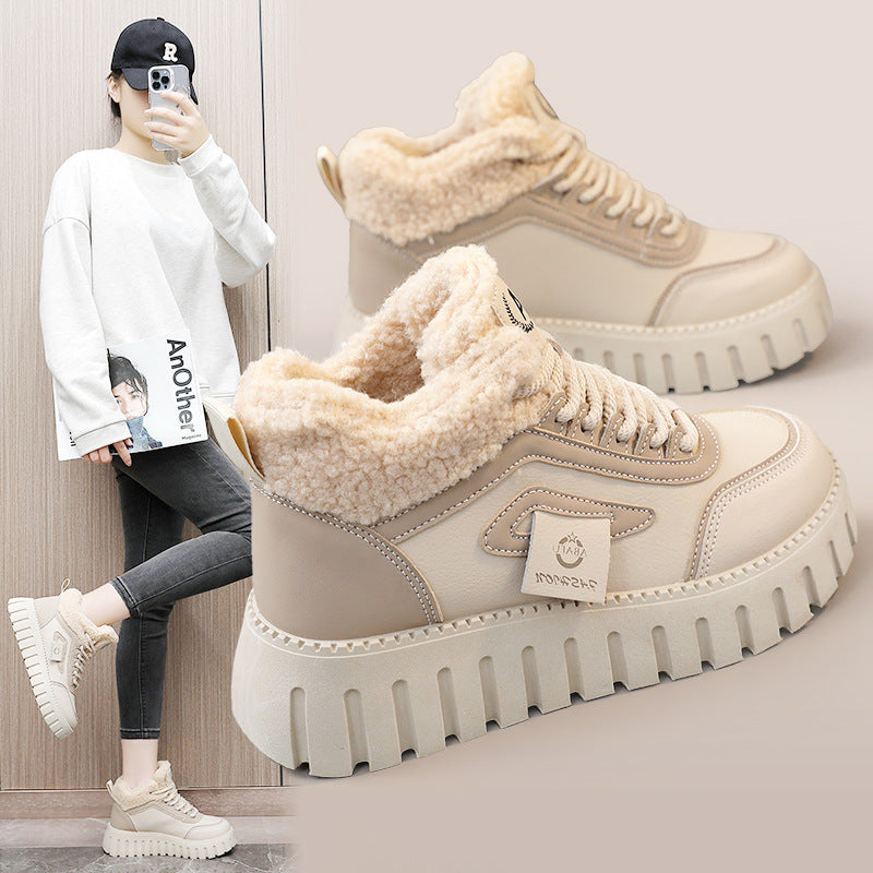 Damen High- Sneaker Weich Gefüttert Rutschfest - Norvielle