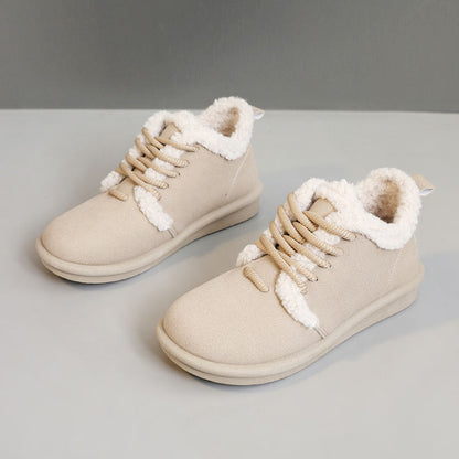 Damen Sneaker Bequem Kuschelige Innensohle