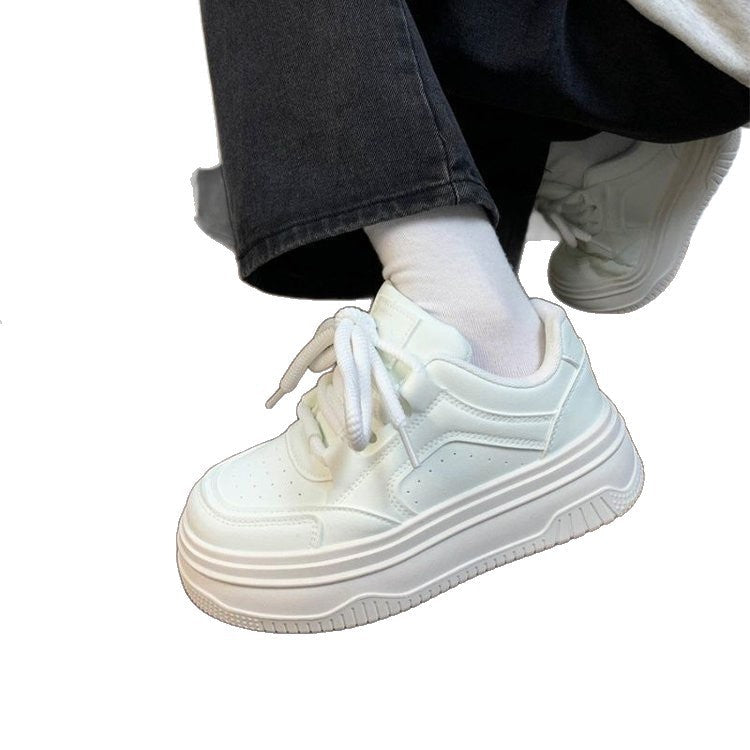 Damen Plateau Sneaker Ergonomisch Bequem