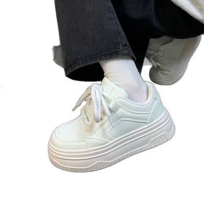 Damen Plateau Sneaker Ergonomisch Bequem
