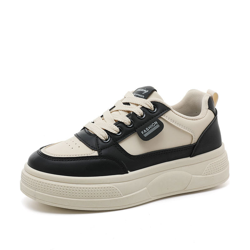 Damen Plateau Sneaker Modern Komfortsohle