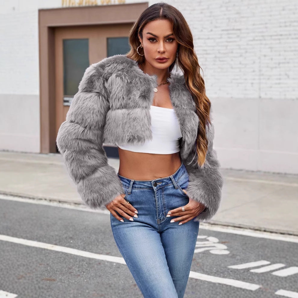 Damen Kurzpelzjacke Style