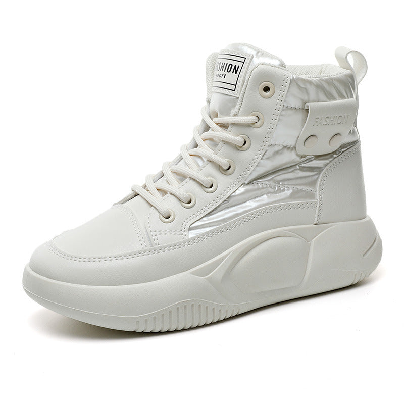 Damen High- Sneaker Sportlich Rutschfest