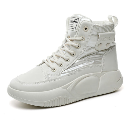 Damen High- Sneaker Sportlich Rutschfest