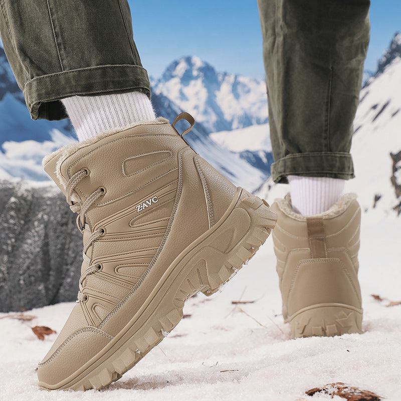 Damen Winterstiefel Warmfutter Rutschfest Schnellschnürsystem - Norvielle