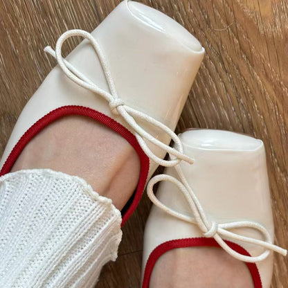 Damen Ballerinas Elegante Schleifen Komfortabel sollte zu Damen