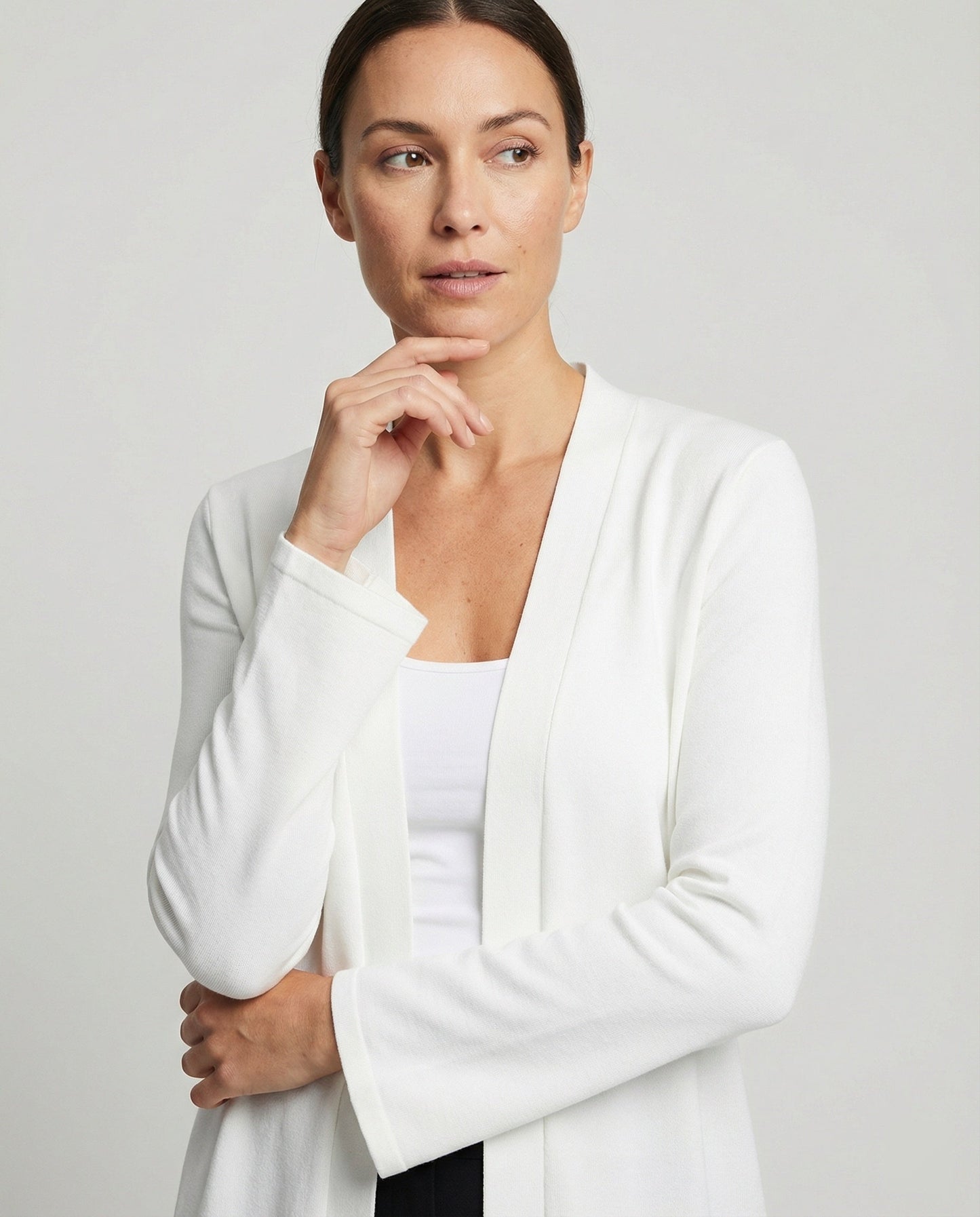 Damen Strickjacke Leicht Oversize Cardigan Sommer