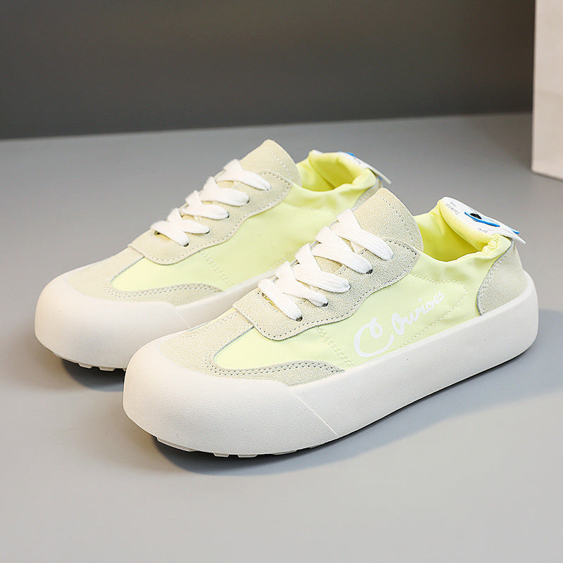 Damen Sneaker Bequem Atmungsaktives Mesh Hohe Sohle