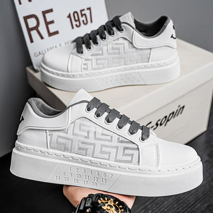 Damen Plateau Sneaker Atmungsaktiv Höher Modisch