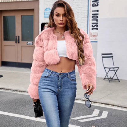 Damen Kurzpelzjacke Style