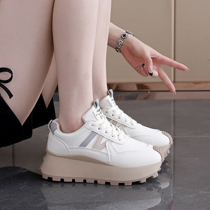 Damen Sneaker Chunky Bequem Rutschfest
