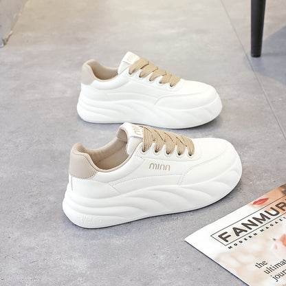 Damen Sneaker Atmungsaktives Mesh Dicke Sohle