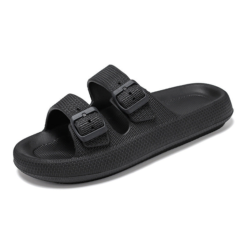 Damen Sandalen Doppelriemen Komfort