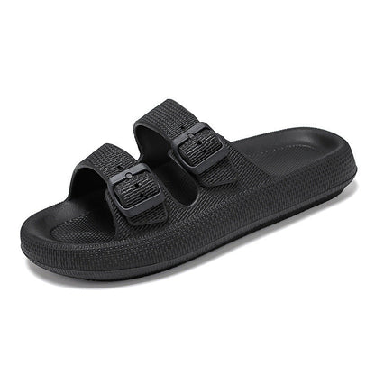 Damen Sandalen Doppelriemen Komfort