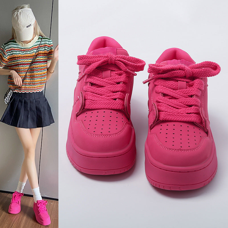 Damen Sneaker Atmungsaktiv Bequem Breite Sohle