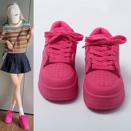 Damen Sneaker Atmungsaktiv Bequem Breite Sohle